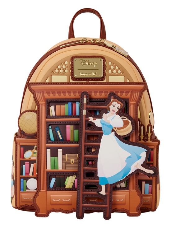Loungefly Handbags - Loungefly D23 Exclusive Beauty and the Beast Belle Book Shop Mini Backpack